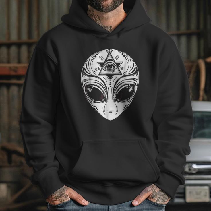 Illuminati Alien Occult Mason All Seeing Eye Hoodie Gifts for Her