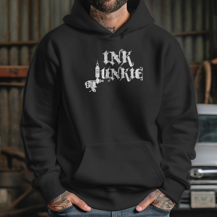 Ink Junkie Tattoo Artist Machine Hoodie Gifts for Her