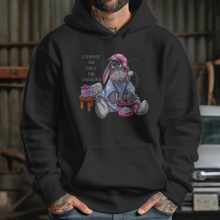 It’S Never Too Early For Chocolate Eeyore Shirt Hoodie Gifts for Her