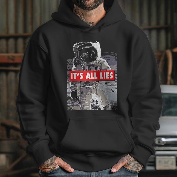 Its All Lies Fake Moon Hoodie Gifts for Her