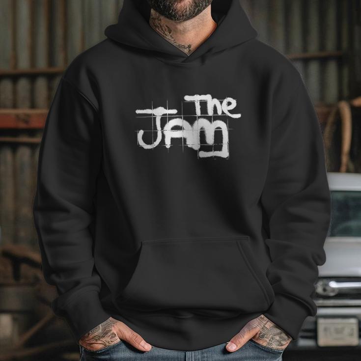 The Jam Official White Graffiti Spray Logo Hoodie Gifts for Her