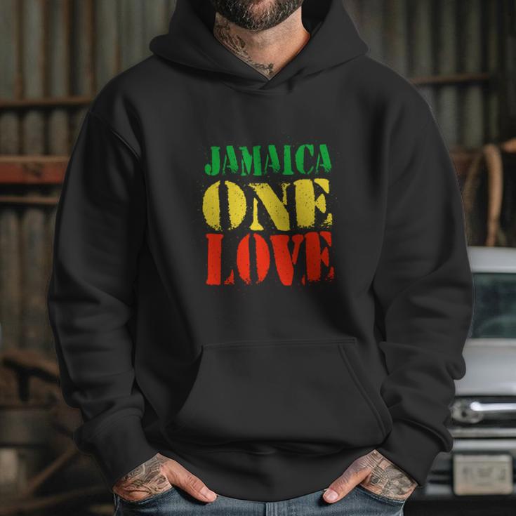 Jamaica One Love Unisex Great Gift Rasta Colors Reggae Hoodie Gifts for Her