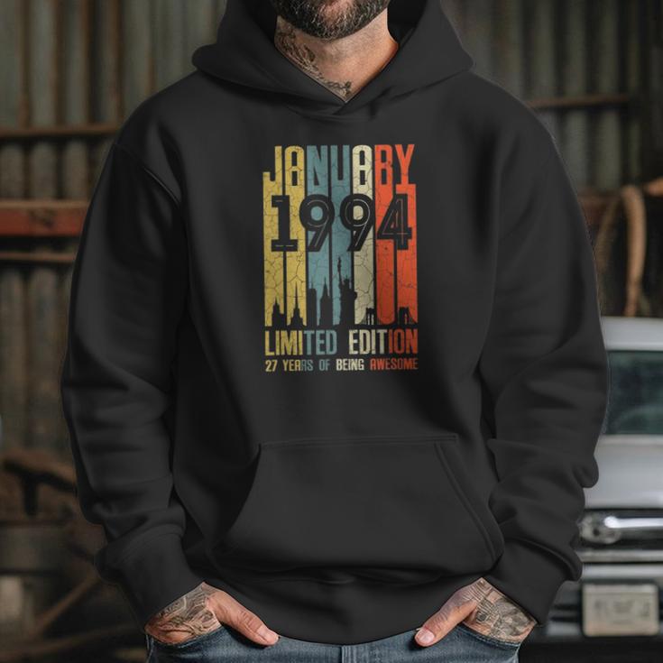 January 1994 27 Years Old 1994 Birthday Gift Hoodie Gifts for Her