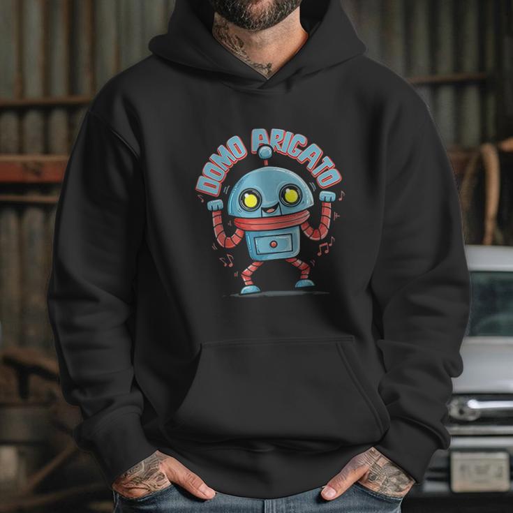 Japanese Pop Culture Music Robot Domo Hoodie Gifts for Her