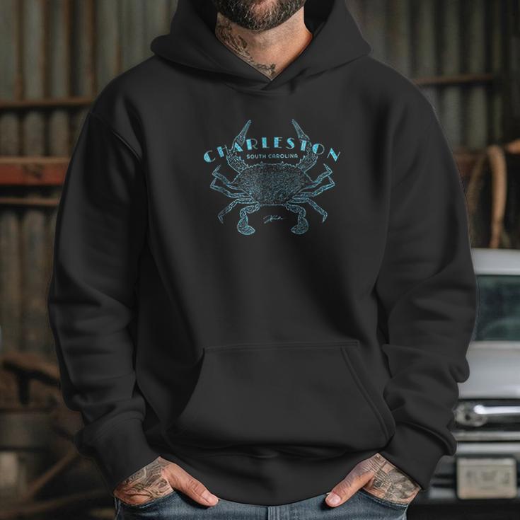 Jcombs Charleston Sc Blue Crab Hoodie Gifts for Her