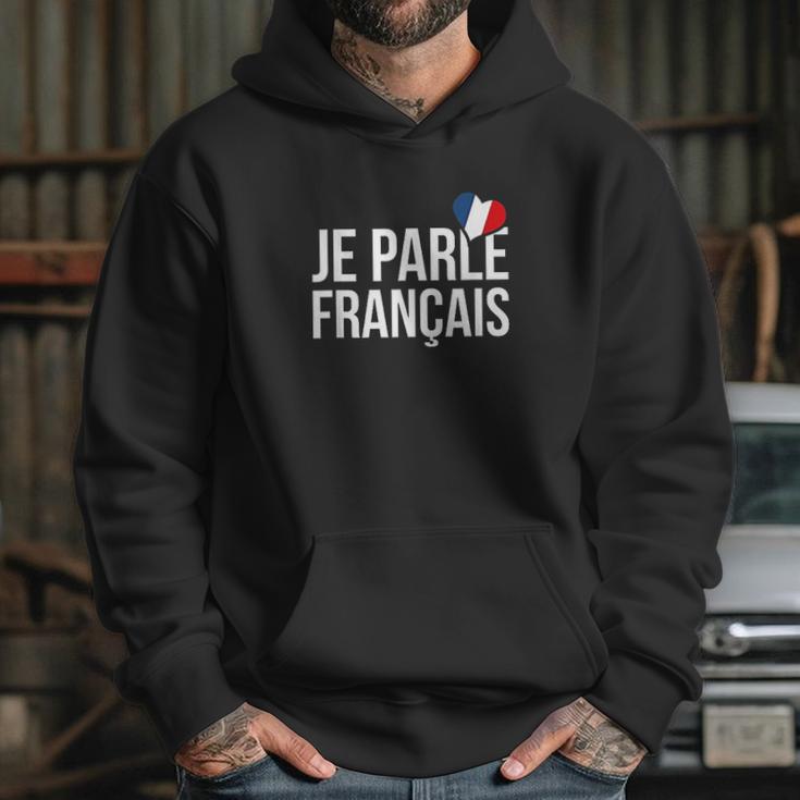 Je Parle Francais Francais French Hoodie Gifts for Her