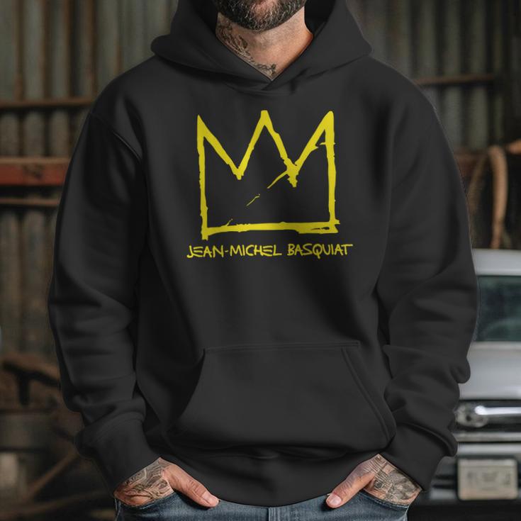 Jean Michel Basquiat Crown Art Hoodie Gifts for Her