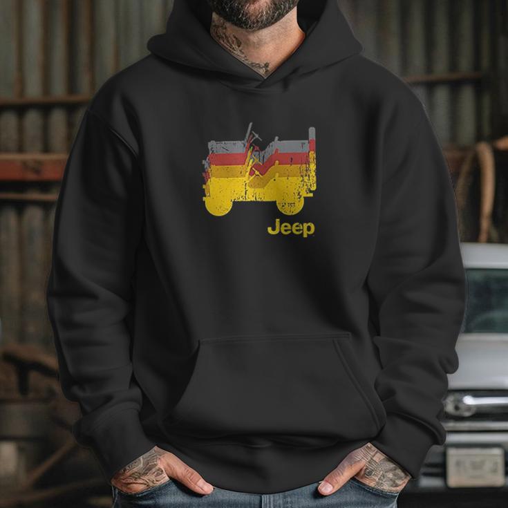 Jeep Willys Repeating Hoodie Gifts for Her