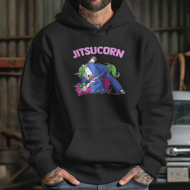 Jitsucorn Unicorn Brazilian Jiu Jitsu Bjj Hoodie Gifts for Her