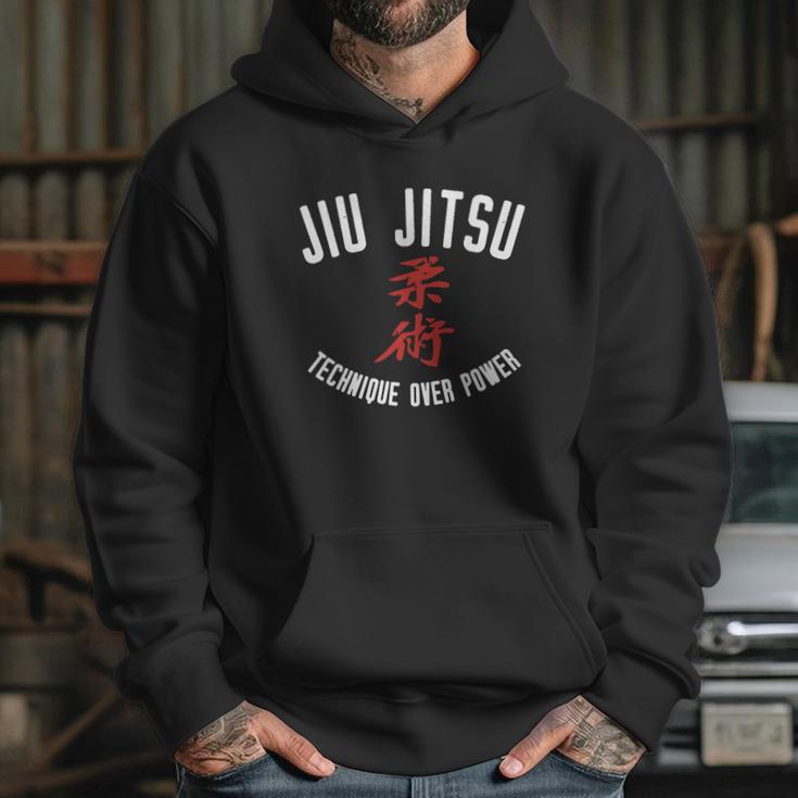 Jiu Jitsu Technique Over Power White T-Shirt Hoodie Gifts for Her