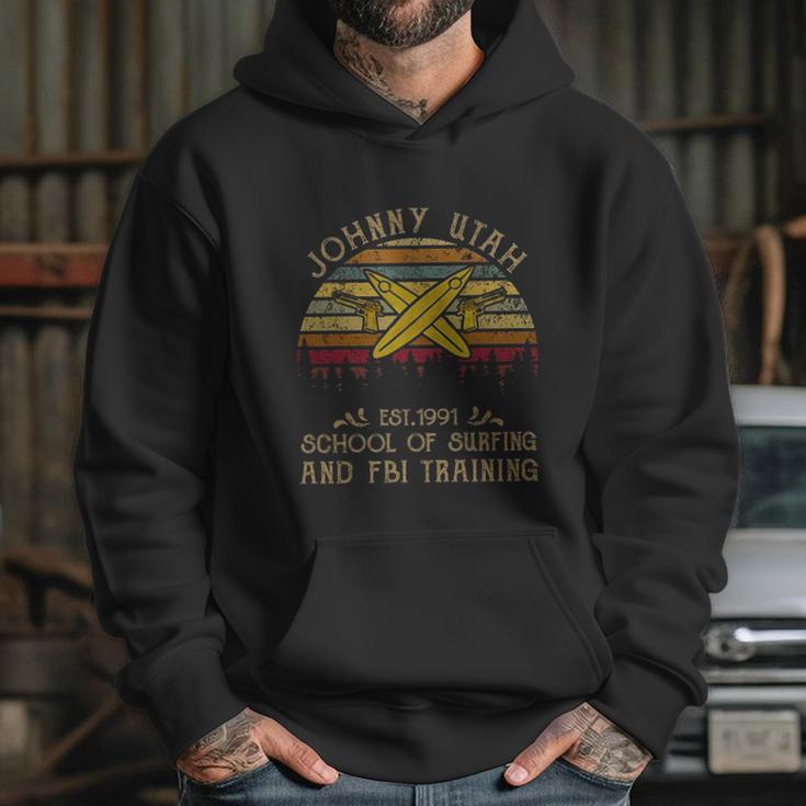 Johnny Utah Est 1991 School Of Surfing And Fbi Training Vintage Movie Hoodie Gifts for Her