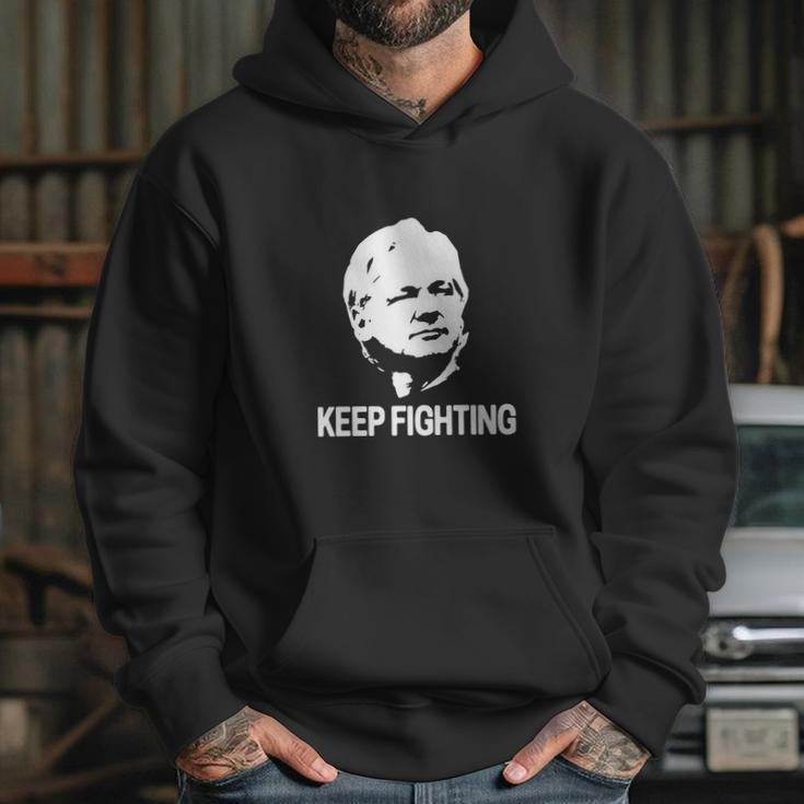 Julian Assange Keep Fighting Hoodie Gifts for Her