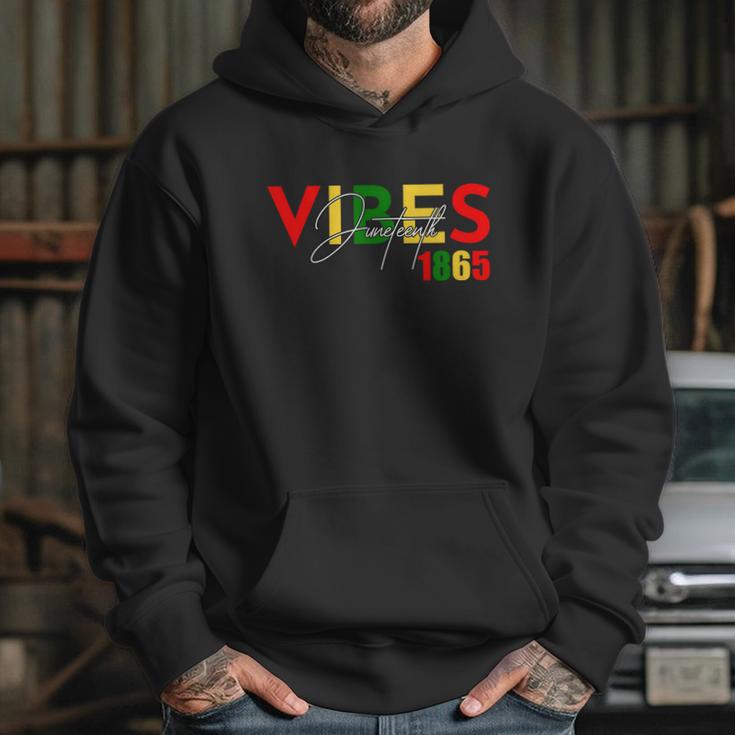 Juneteenth 1865 Shirt Juneteenth Vibes Black History Graphic Design Printed Casual Daily Basic Hoodie Gifts for Her