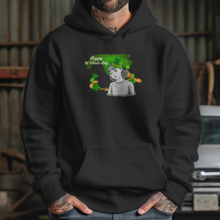 Junji Ito Manga Character Tomie Happy St Patricks Day Art Hoodie Gifts for Her