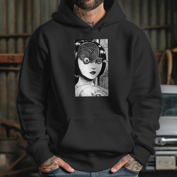 Junji Ito Uzumaki Spiral Eye Hoodie Gifts for Her