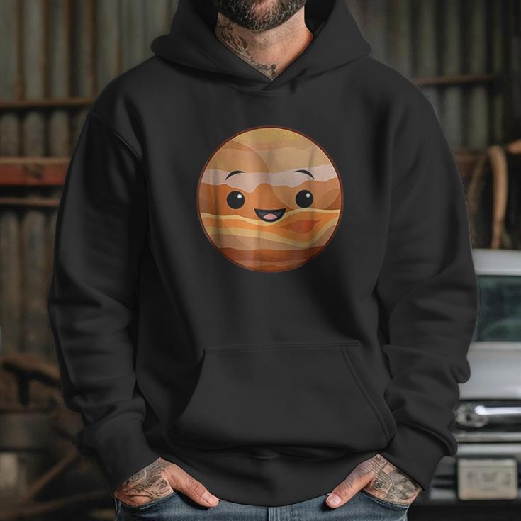 Jupiter Cute Happy Planet Solar System Galaxy Hoodie Gifts for Her