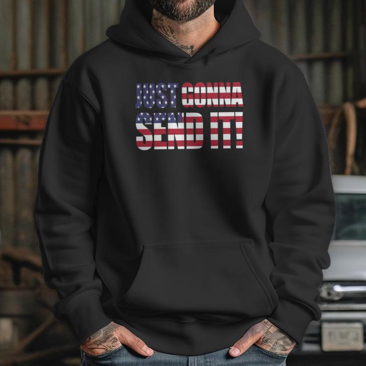 Just Gonna Send It AmericaShirt Larry Enticer T-Shirt Hoodie Gifts for Her