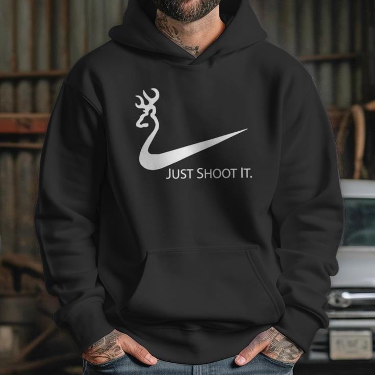 Just Shoot It Deer Hunting Buck SeasonShirt Hoodie Gifts for Her