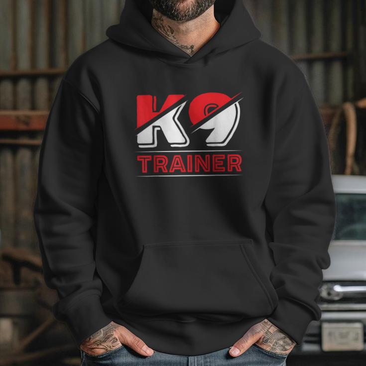 K9 Dog Trainer Doggy Training Puppy Handler K9 Unit Graphic Design Printed Casual Daily Basic Hoodie Gifts for Her