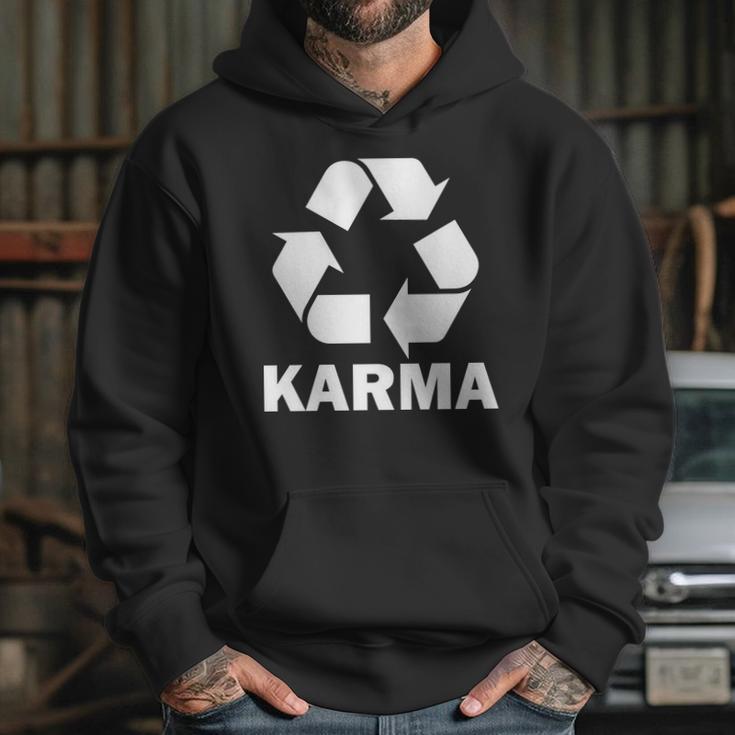 Karma Recycling Logo Hoodie Gifts for Her