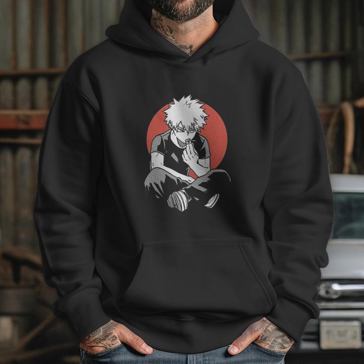 Katsuki Bakugo Eating Fries My Hero Academia Boku No Hero Academia Hoodie Gifts for Her