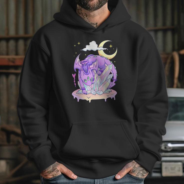 Kawaii Pastel Goth Cute Creepy Crystal Dragon Hoodie Gifts for Her