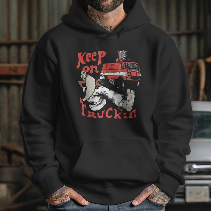 Keep On Truckin Vintage 1970 Hoodie Gifts for Her