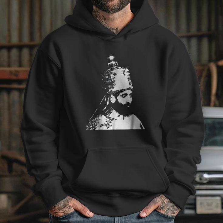 The King Stands Haile Selassie Crown Hoodie Gifts for Her