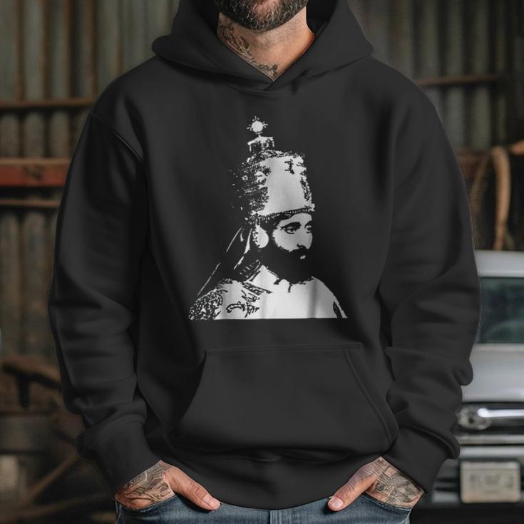 The King Stands Haile Selassie Crown Hoodie Gifts for Her