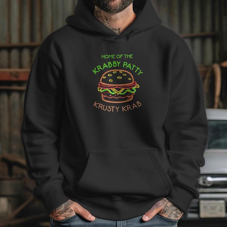 Krabby Patty Neon Comedy Classic Hoodie Gifts for Her