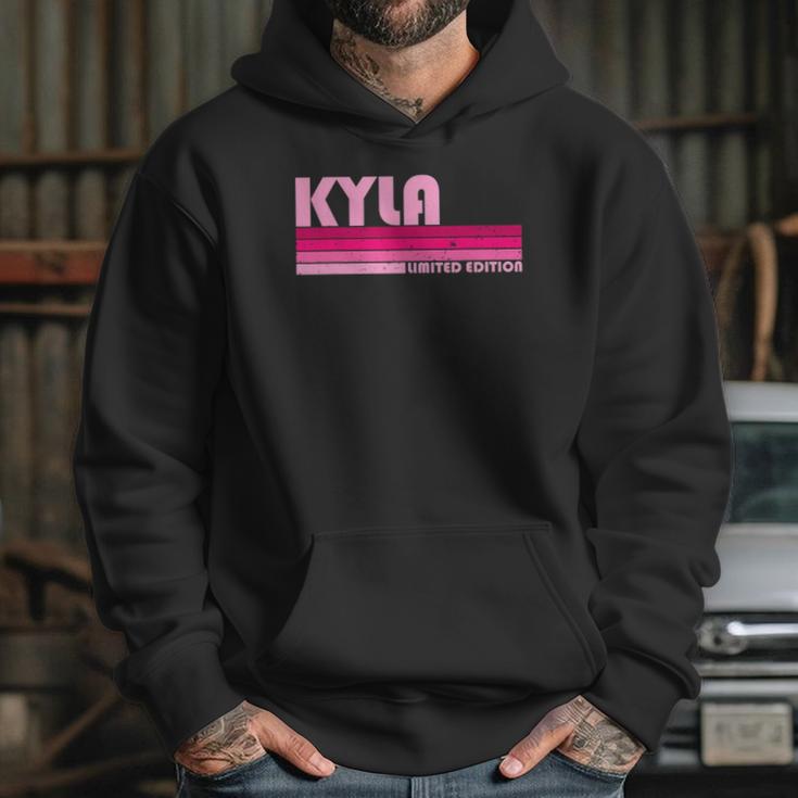 Kyla Name Personalized Retro Vintage 80S 90S Style Hoodie Gifts for Her