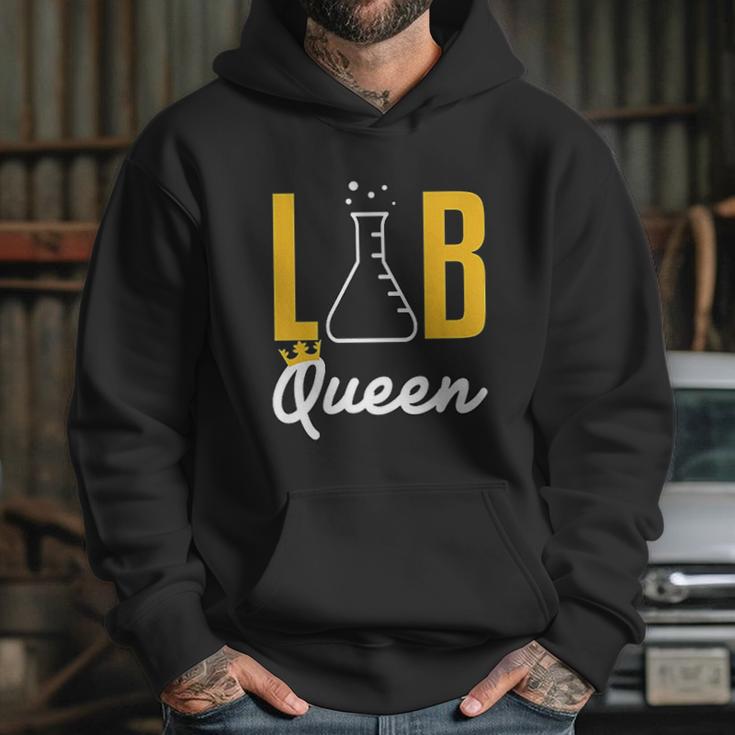 Lab Tech Queen Med Technician Funny Gift Supervisor Coworker Hoodie Gifts for Her