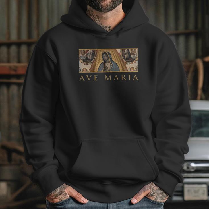 Our Lady Of Guadalupe Catholic Ave Maria Mary Traditional Hoodie Gifts for Her