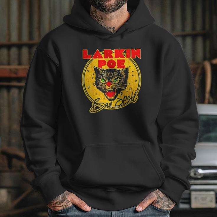 Larkin Poe Bad Spell Crazy Cat Face Hoodie Gifts for Her