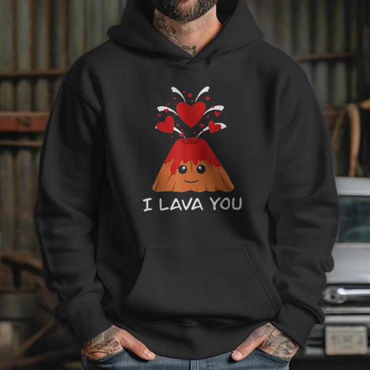 Lava Day Volcano Valentines Gift Funny Valentines Hoodie Gifts for Her