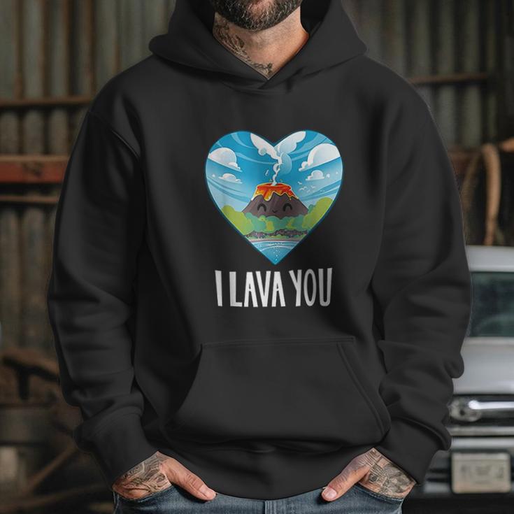 I Lava You Valentines Day Anniversary Birthday Hoodie Gifts for Her