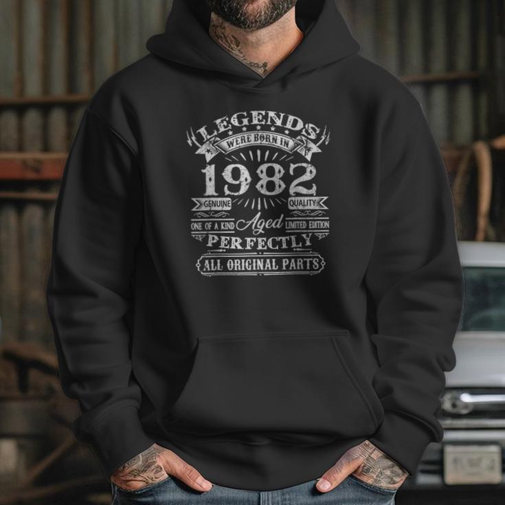 Legends Were Born In 1982 40 Years Old Birthday Gifts For Men Hoodie Gifts for Her