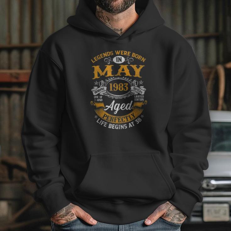 Legends Born In May 1983 38 Years Old 38Th Birthday Hoodie Gifts for Her