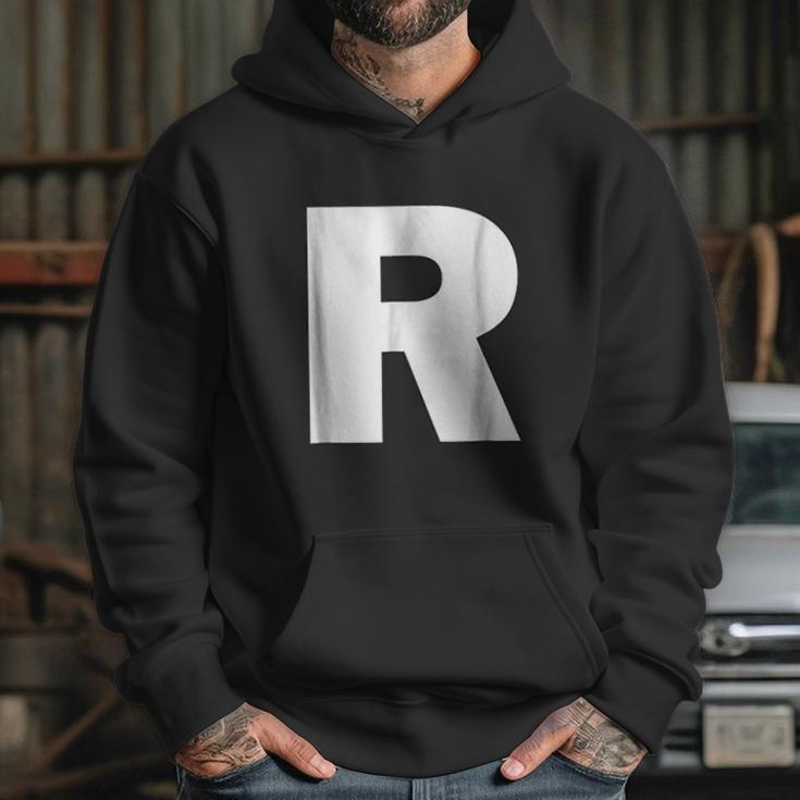 Letter R Alphabet Capital Initial Spell Word Hoodie Gifts for Her