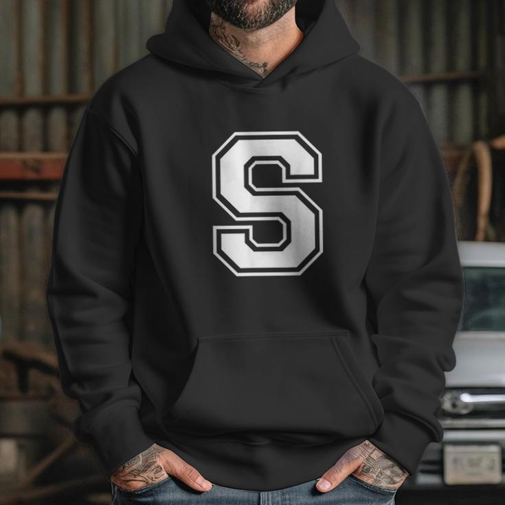 Letter S Capital Alphabet College Varsity Monogram Club Hoodie Gifts for Her