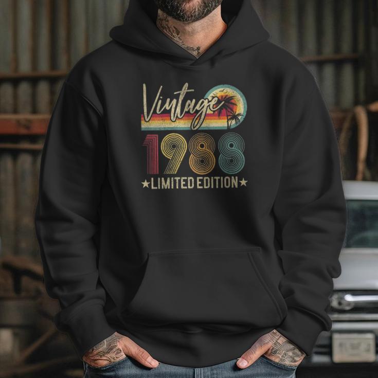 Limited Edition 1988 33Rd Birthday 33 Years Old Vintage Hoodie Gifts for Her