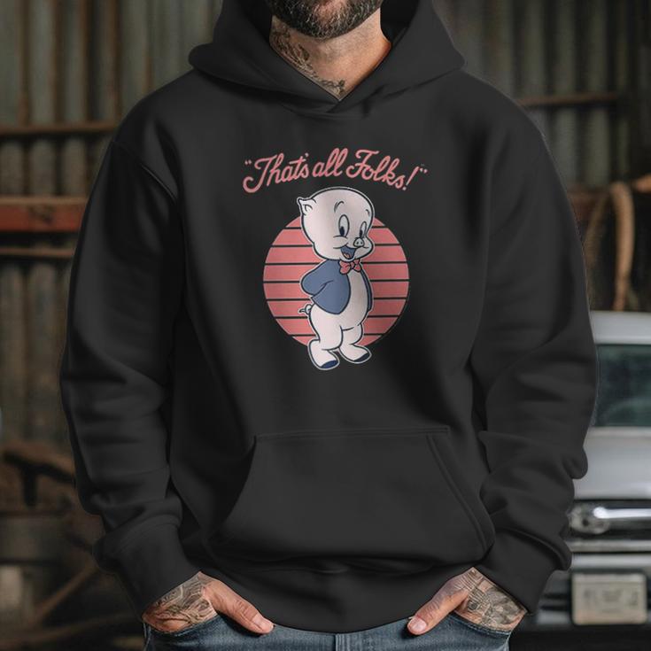 Looney Tunes Porky Pig That Is All Folks Hoodie Gifts for Her