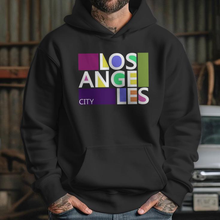 Los Angeles 1980S Logo Hoodie Gifts for Her