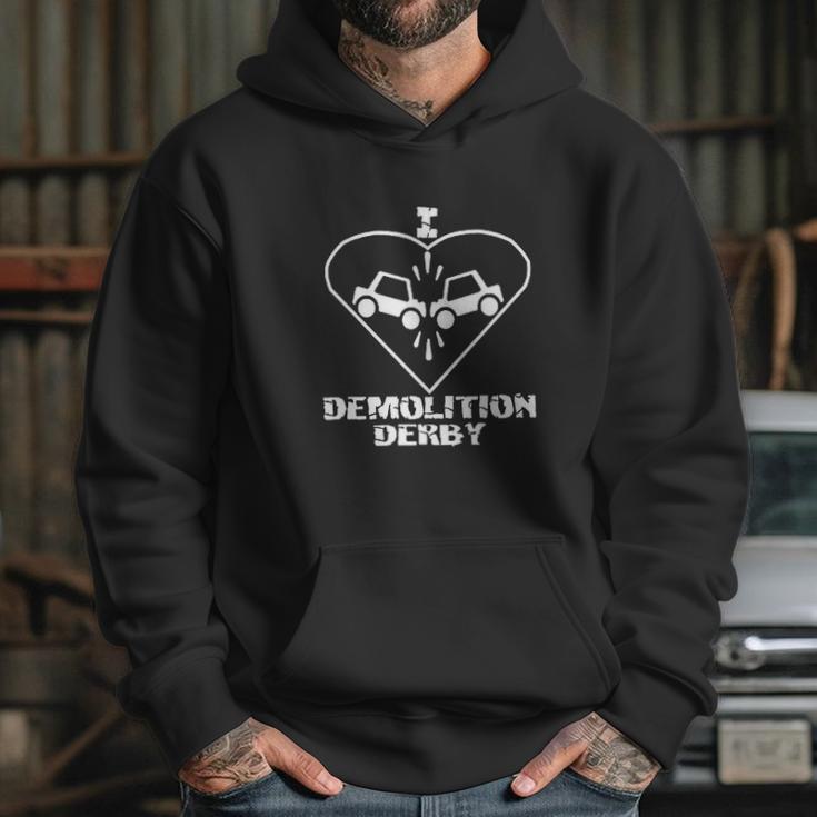 I Love Demolition Derby Hoodie Gifts for Her