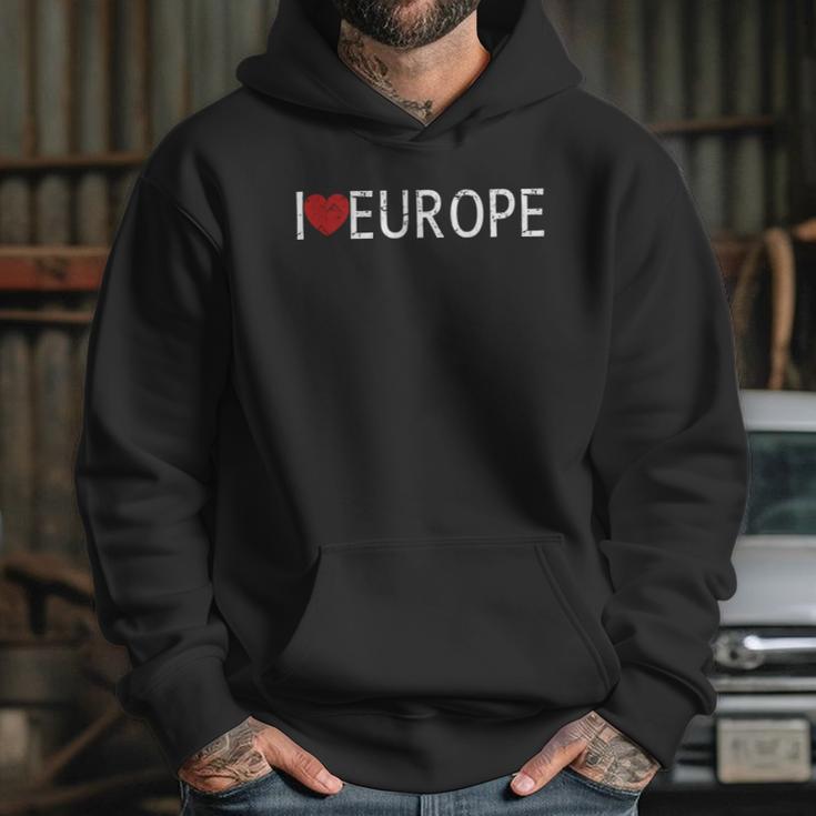 I Love Europe Hoodie Gifts for Her