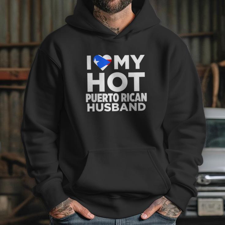 I Love My Hot Puerto Rican Husband Puerto Rico Tshirt Hoodie Gifts for Her