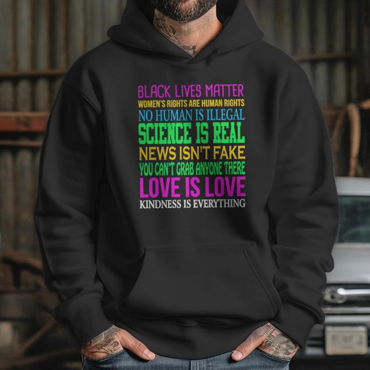 Love Is Love Science Is Real News Isnt Fake Quotes T-Shirt Hoodie Gifts for Her