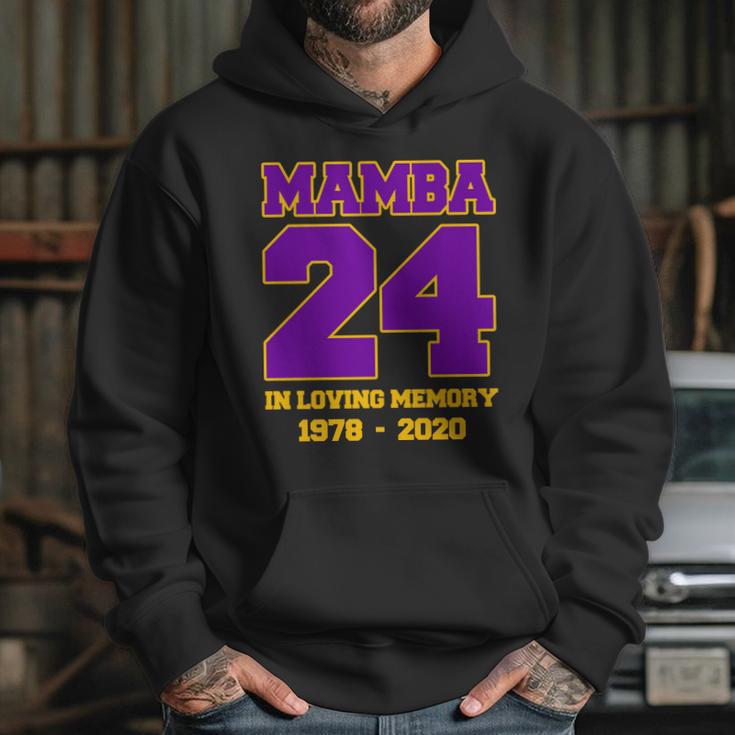 In Loving Memory Mamba 24 Tribute Graphic Design Printed Casual Daily Basic Hoodie Gifts for Her