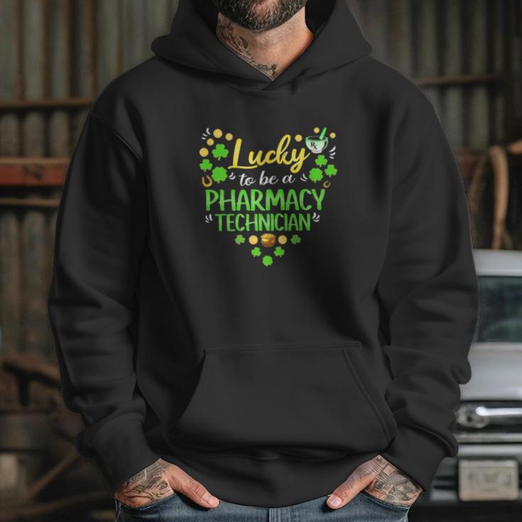 Lucky To Be A Pharmacy Techinician Hoodie Gifts for Her