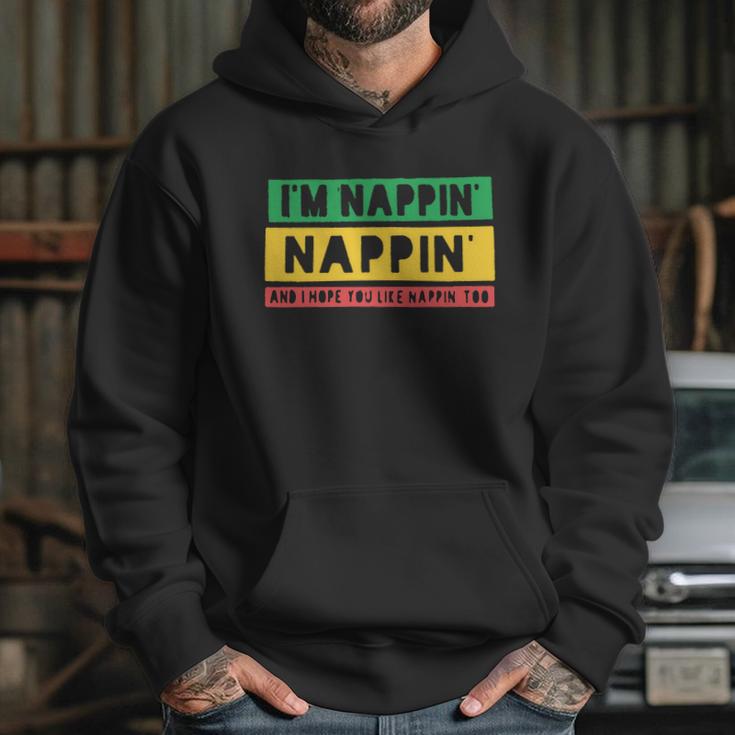 I M Nappin Reggae Kids Top Rasta Kids Clothes Tod Hoodie Gifts for Her